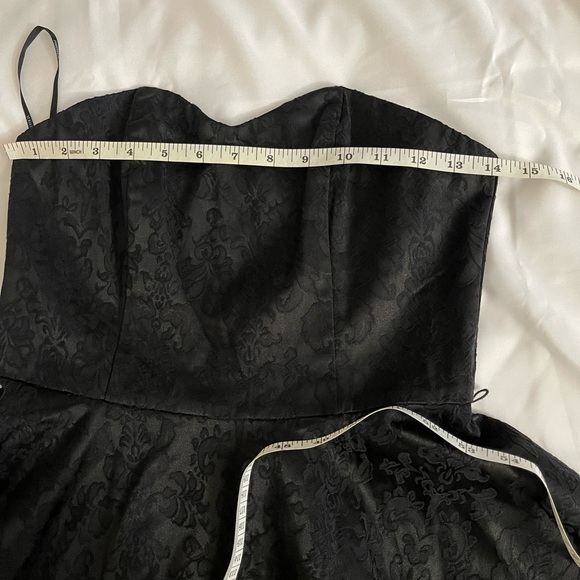 Forever21 black strapless dress junior’s size M - Picture 6 of 12